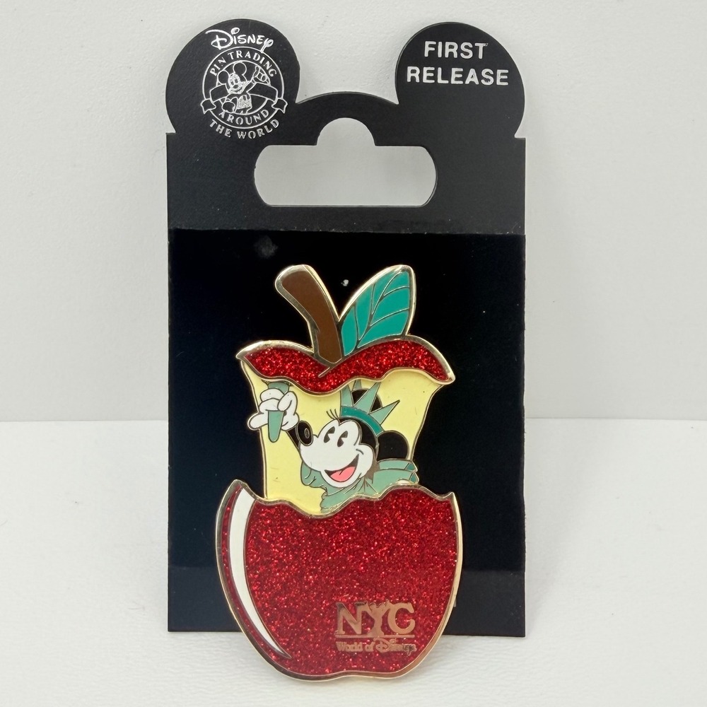 Disney Pin NYC World of Disney Minnie Liberty Big Apple First Release Slider